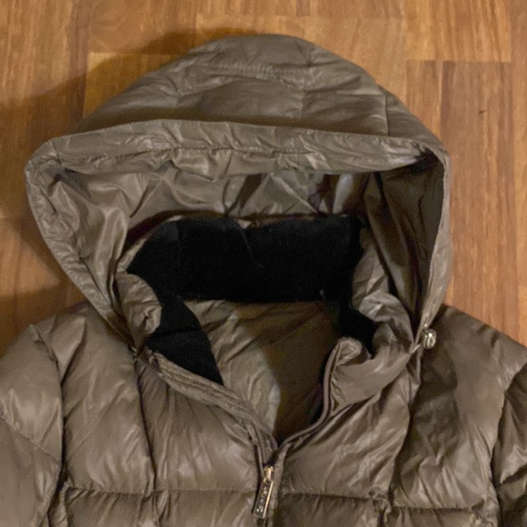 Calvin Klein hooded packable long Feather down puffer - Picture 4 of 7
